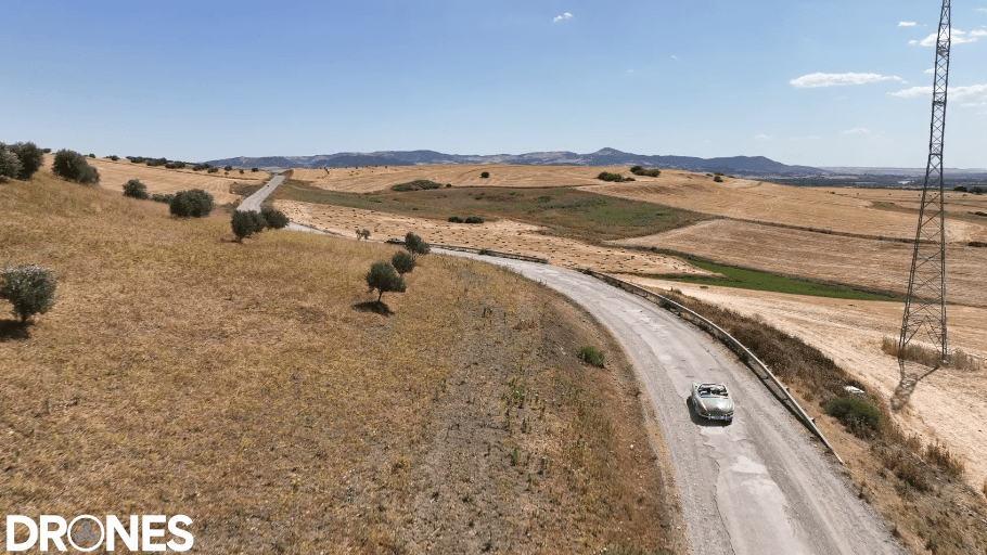 Advertisement drone shoot in Morocco
